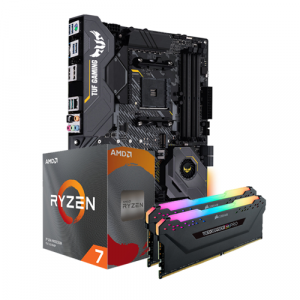 AMD Ryzen 7 3800XT ASUS TUF GAMING X570-PLUS CORSAIR VENGEANCE PRO RGB DDR4 16GB (2×8GB) 3200MHZ