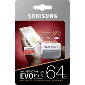 Samsung EVO Plus microSDHC 64 Go